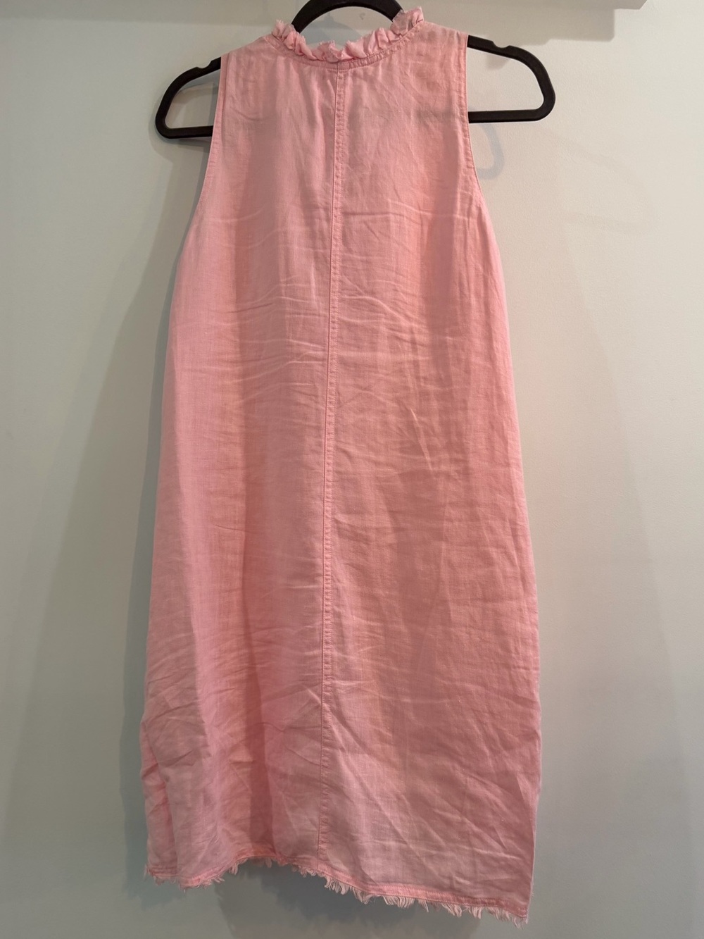 Tommy Bahama Sleeveless, Pink Linen V-Neck Dress - Picture 2 of 4
